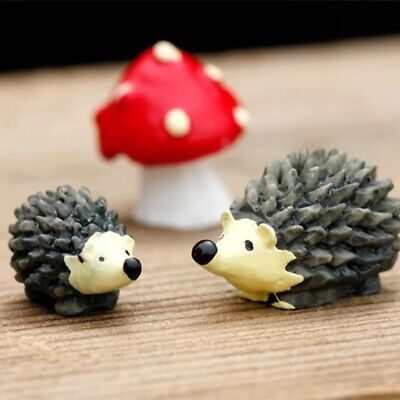12PCS Micro Paesaggio Paesaggio RICCIO HEDGEHOG RICCIO FIGURINE 