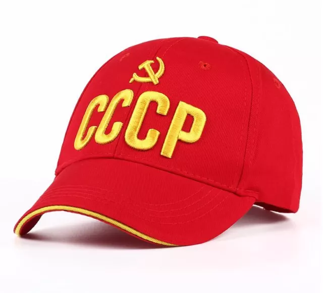 CCCP Baseballmütze sowjetischer Kommunismus UdSSR russische rote Armee Baumwolle Druckknopflasche Mütze 2