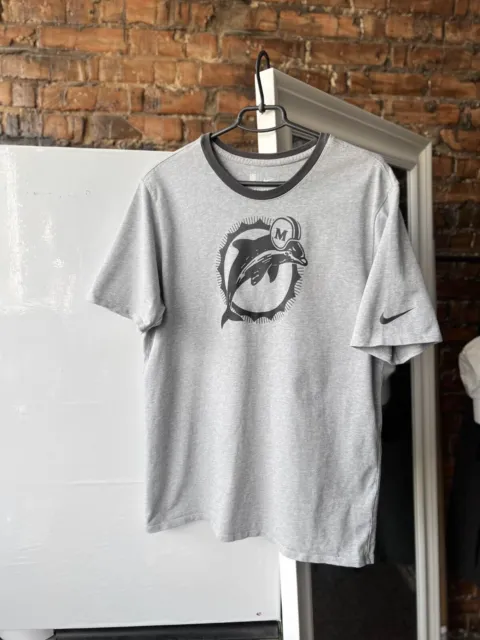 Nike NFL Miami Dolphins T-shirt gris pour hommes