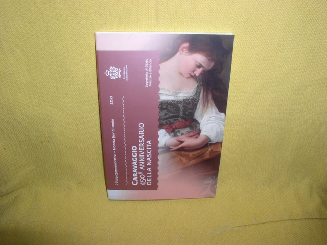 San Marino  2 Euro SM 2021 450. Geb. Caravaggio