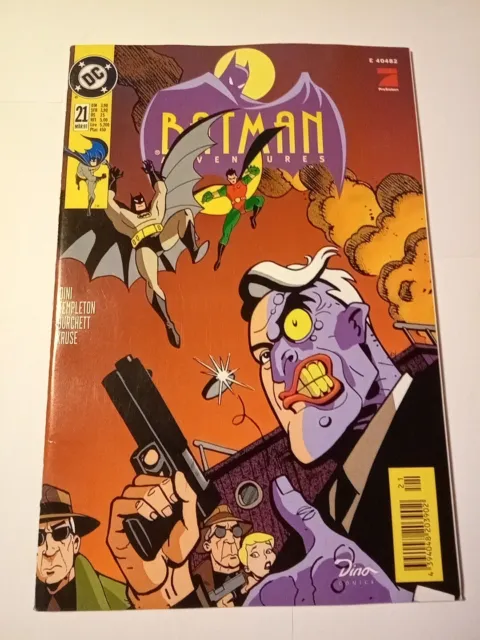✪ BATMAN ADVENTURES #21, Dino/DC Comics 1997 COMICHEFT TOP Z1 *Superhelden *TV