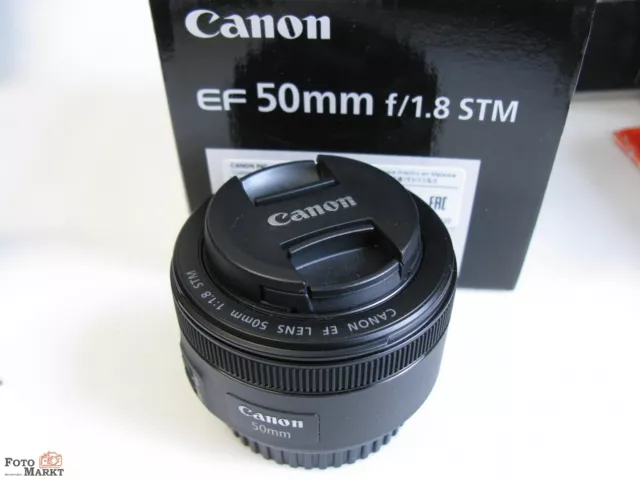 Canon EF 50 mm F1.8 STM Objektiv lens besonders leise STM-Focussierung