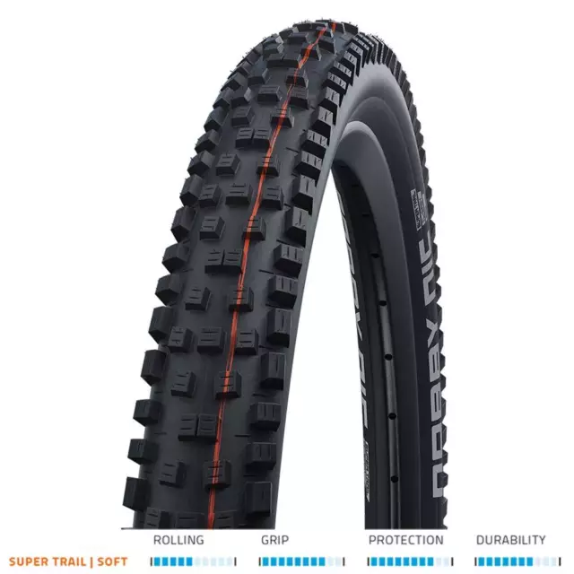 Schwalbe Nobby Nic S/Trail Soft TLE 27.5x2.40 Fold cycle bike tyre