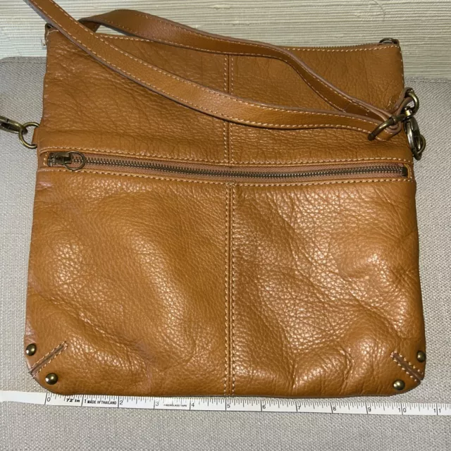 lucky brand purse fold over Medium Brown/Whiskey Preowned Leather