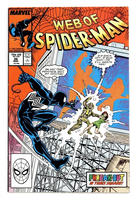 Web of Spider-Man #36 VG/FN 5.0 1988 1st app. Tombstone