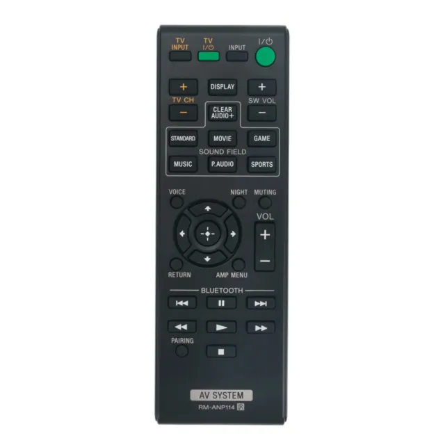 RM-ANP114 Replaced Remote fit for Sony Soundbar Sub RM-ANP115 RM-ANP116 HT-CT770