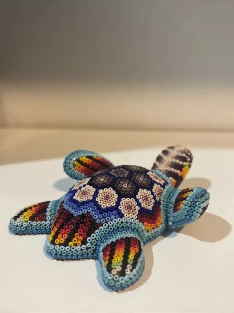 Huichol Beaded Turtle