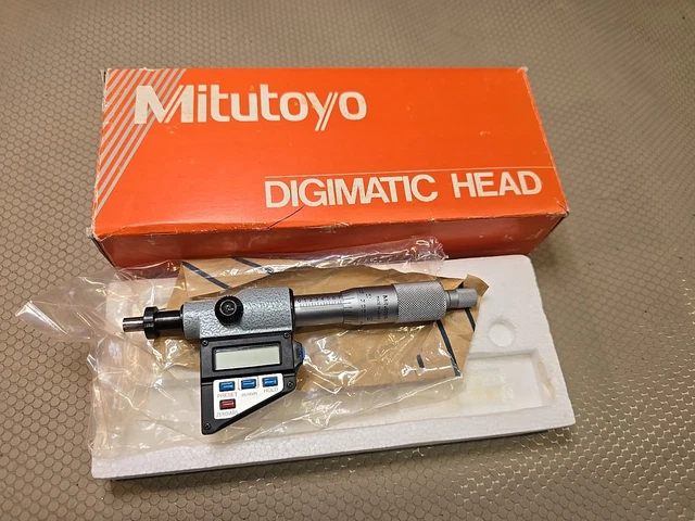 NEW MITUTOYO 350-712-10 DIGIMATIC MICROMETER HEAD 0-1"/0-25.4 mm .0001"/.002 mm