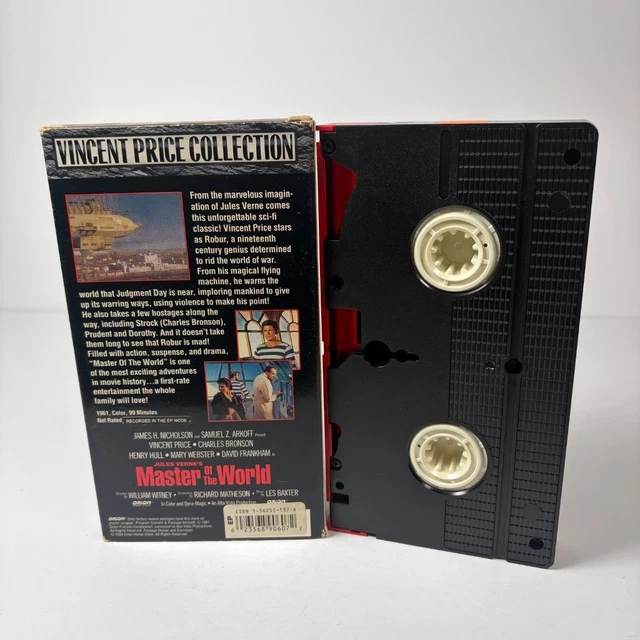 JULES VERNE'S MASTER of the World VHS Vincent Price Collection Orion ...