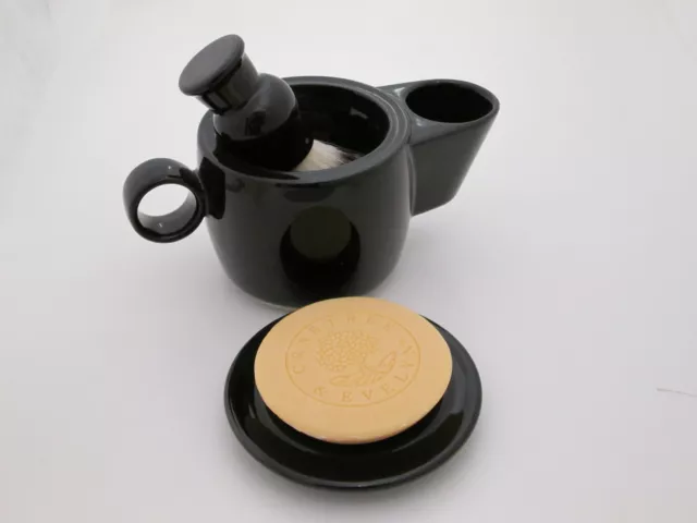 Shaving Mug Bowl Scuttle in Black