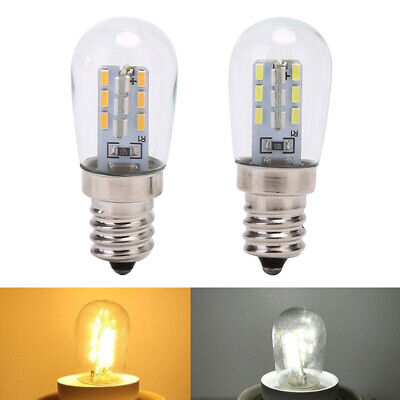 Bombilla LED E12 Pantalla de vidrio Lámpara Iluminación para máquina de coser Refrigerador 0U EJTH1
