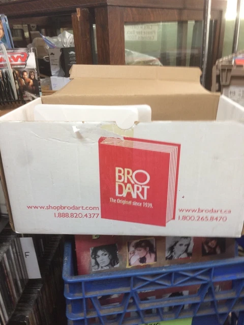 14"x100ft', 12"x50ft, 10" x 25ft brodart just-a-fold book covers acid free clear