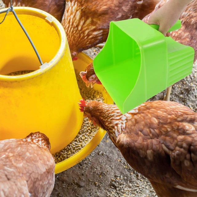 Pienso de plástico para ganado alimento para cría alimento para granja grano cuchara