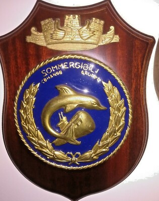 CREST MARINA MILITARE COMANDO SCUOLA SOMMERGIBILI RARITA'!!! 