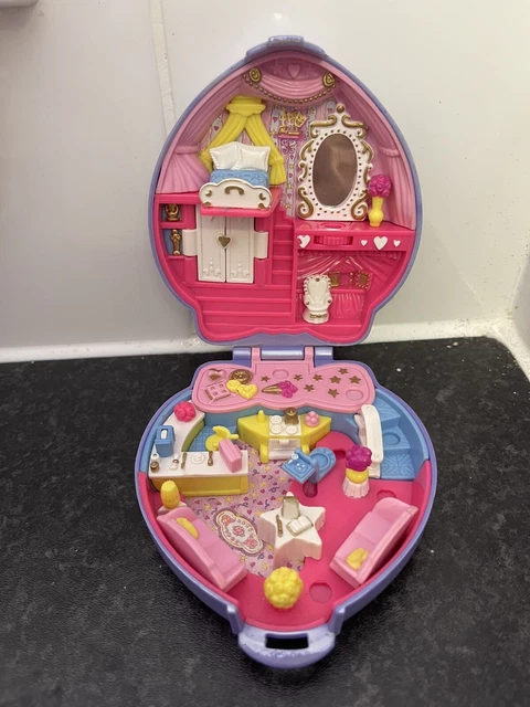 VINTAGE POLLY POCKET Super Star Hair Happenin Hair 1995 Bluebird