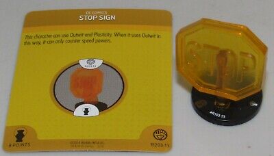 Stop Signe R203.13 Guerre De Clair Dc Heroclix Orange Lantern Corps Construction
