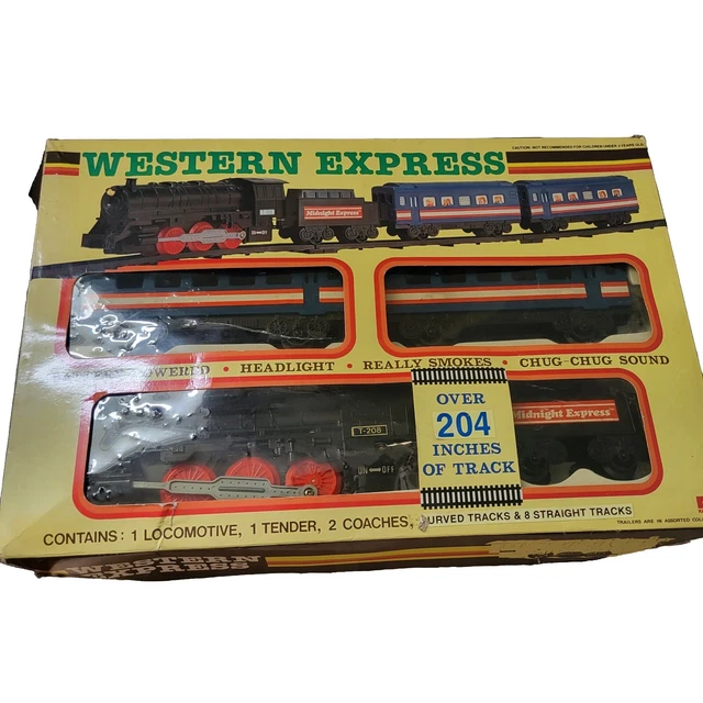 VINTAGE KAMCO WESTERN EXPRESS Train Battery Operated Smoke Headlight AS