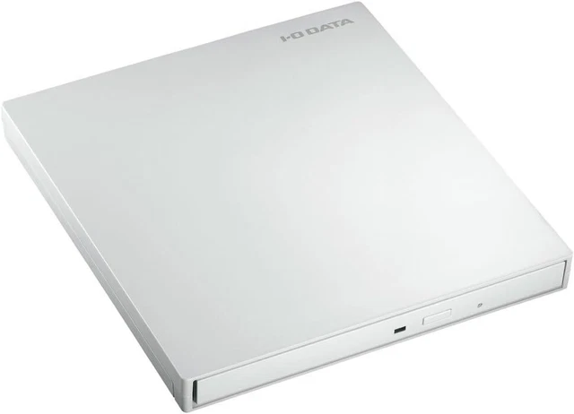 I -O Data Equipment USB 3.0/2.0 Compatible Portable BDD Pearl White