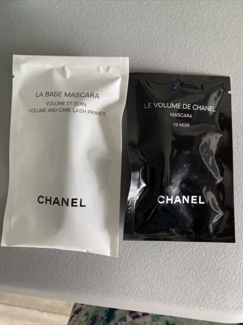 NEW 1 Chanel La Base Mascara & 1 Le Volume Mascara in Noir Set Sample Size lot NEW 1 Chanel La Base Mascara & 1 Le Volume Mascara in Noir Set Sample Size lot