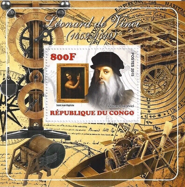 Block 2015 Leonardo da Vinci Astronom Physiker Ingenieur