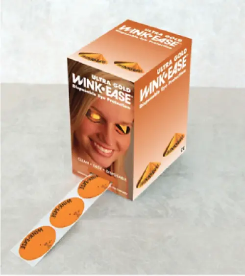 Wink Ease Eye Protection Sunbed Goggles Disposable Tanning UVA Cones Sun Bed