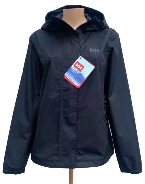 WOMENS HELLY HANSEN Vancouver BLACK Rain Jacket $120, Size: S $110.00 ...
