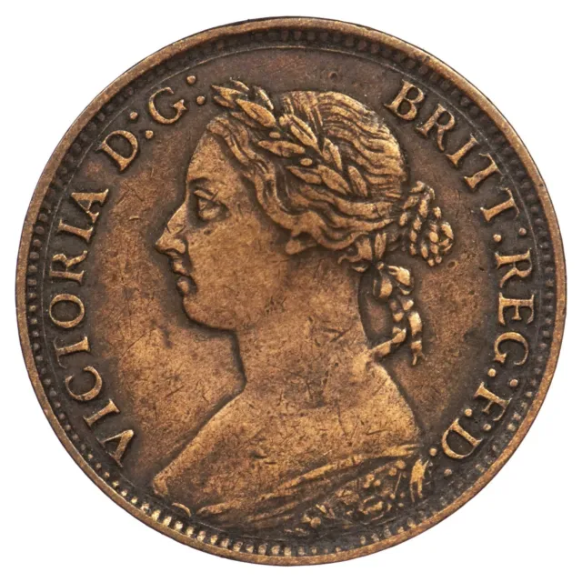 Royaume-Uni 1 farthing 1893 Victoria bronze pièce monnaie britannique anglaise