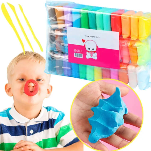 Magic Clay Ultra Light Clay Air Dry Clay Modelling Clay for Kids with Tools·