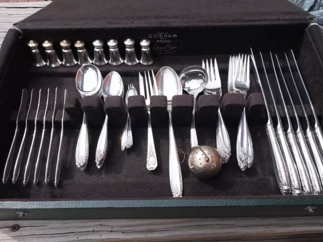 International Sterling Silver Prelude Flatware Set of 50 Not Scrap 1,500+ grams