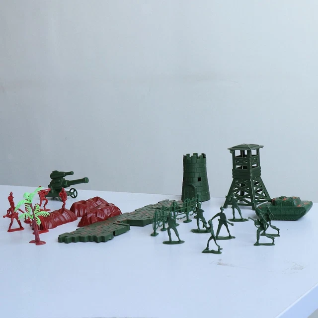 BYNYXI 360 Figurines Militaires – Soldats En Plastique PVC – Taille 2,8-5 Cm – Playset Pour Enfants – Jeu De Guerre