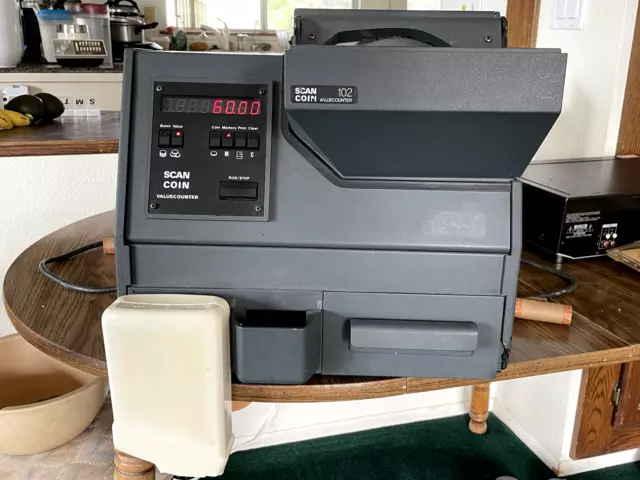 60W Commercial Electric Coin Counter Sorter Machine Fast Sorting