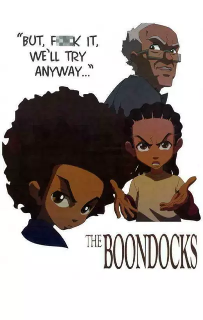 398561 The Boondocks Movie Regina King John Witherspoon WALL PRINT POSTER DE