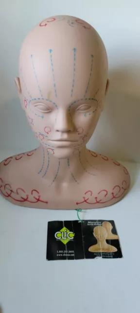 Lifesize Clic Maralyn Massage Soft Skin Mannequin Bust Head Training Dummy
