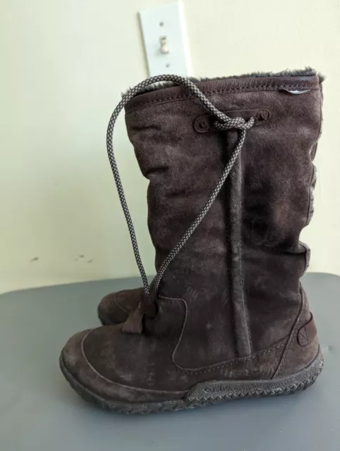 Cushe Women’s Winter Boots UW01619 Cascade Zip Waterproof Brown Suede/Fur Sz. 8 3