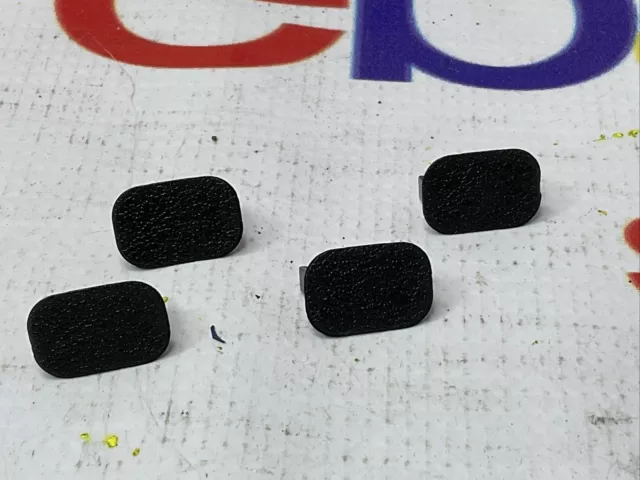 Mercedes W123 Under Dashboard Kick Panel Clip Screw Cap  Black Set Of 4