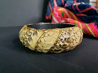 Old Snake Skin Bracelet - Unique …beautiful collection & accent piece