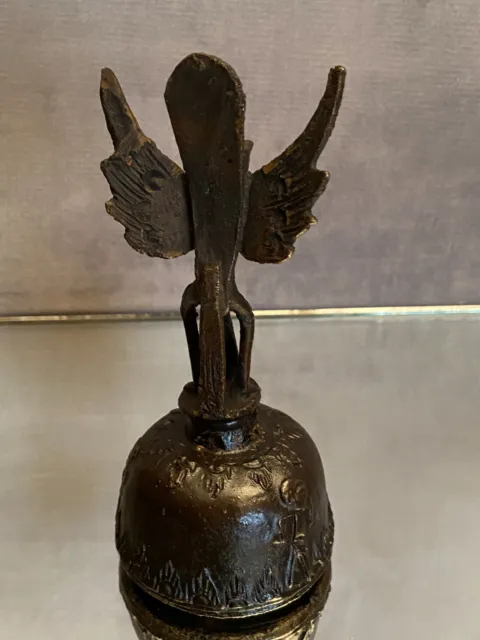 Cloche en bronze au Dieu Garuda Indonésie Bali 5