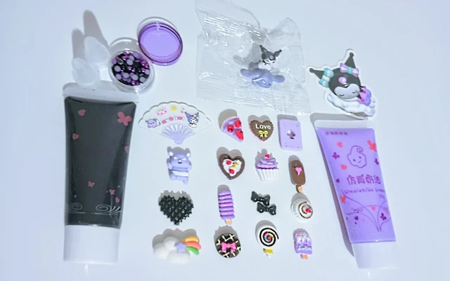 Kawaii Character DIY Decoden iPhone, Decoden Cream, Decoden Charms, Figurine Set