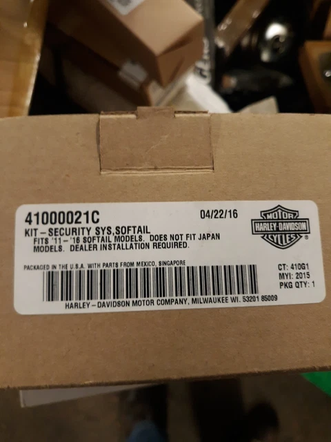 Harley Softail Security System 41000021c