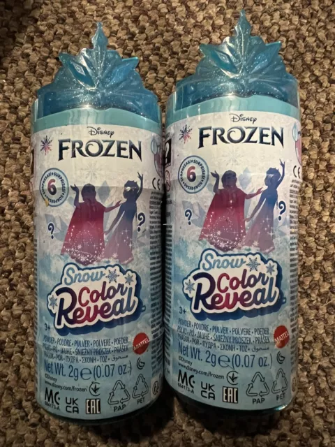 Disney Frozen Snow Color Reveal - Two Brand New Mystery Packs -5-