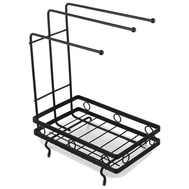 Duokon Étendoir à vaisselle de comptoir Support de séchage pour torchon Duokon Étendoir à vaisselle de comptoir Support de séchage pour torchon