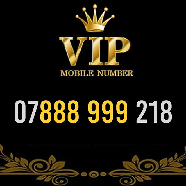 Gold Vip Memorable Phone Number Easy To Remember Mobile Business Simcard - 88899