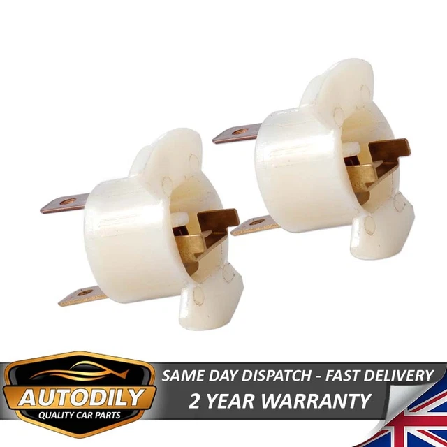 2er Set Scheinwerferadapter Für Auto Halogenlampen – Universeller Sockelhalter Für H11, H7, H4, HB3, HB4 & Mehr, Aus PVC