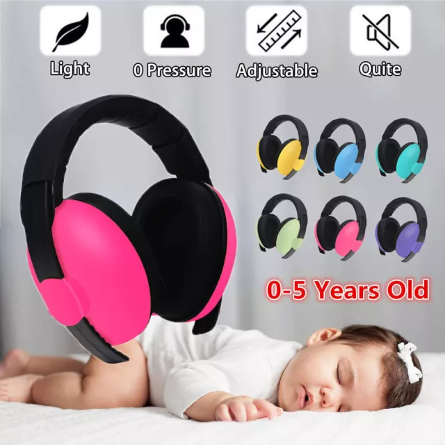 Kids Child Baby Ear Defenders Children Muffs Noise Reduction Earmuffs Protectors