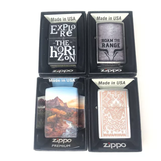MARLBORO REWARDS 2022 EXCLUSIVE REWARDS ZIPPOS Set of 4 Lighters W