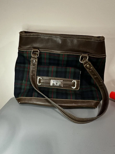 Chaps online plaid purse