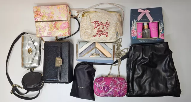 Job Lot Bundle House Clearance Handbags Purse - Dune Gucci New look Disney