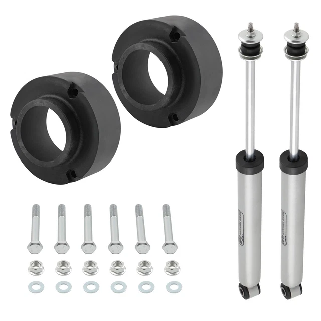 2.5" Leveling Kit For Dodge Ram 1500 2500 3500 4WD 94-13 Coil Spacers + Shocks