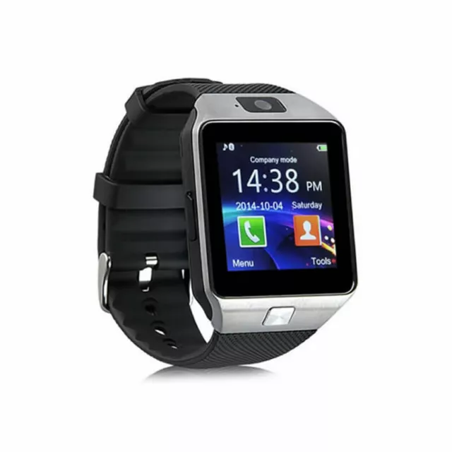 Orologio Telefono Smartwatch Android Ios Con Sim Bluetooth Micro Sd Dz09 Silver