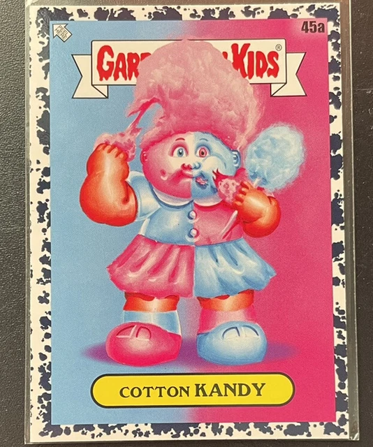 2021 Garbage Pail Kids Food Fight Black Cotton Kandy 45a Cotton Candy GPK Card